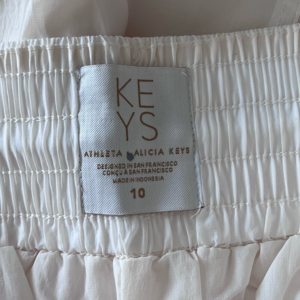 Athleta ~ Alicia Keys ~ Womens High Waist Utility Pant White Size 10 - Picture 7 of 9